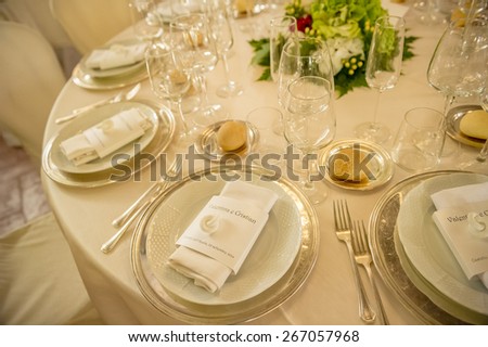 preparation reception wedding
