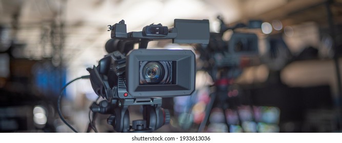 preparation for shooting a concert on television - Shutterstock ID 1933613036