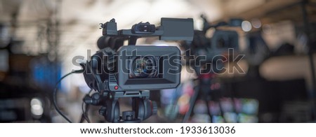 preparation for shooting a concert on television