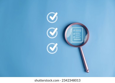 Prepare check and approve concepts. Document management, paperless. documents for online approve paperless quality assurance and ERP management. - Powered by Shutterstock