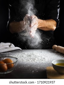 Prepare Fresh Pasta, Frozen Movie, Flour Cloud