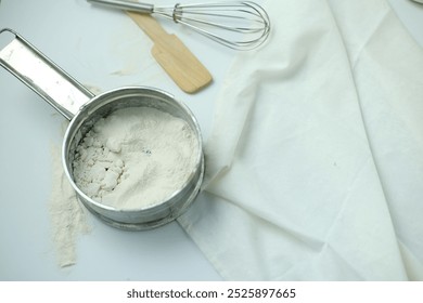 prepare ingredients such as flour and tool to make cakes, make homemade cakes. - Powered by Shutterstock