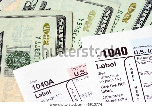 Prepare Money Pay Tax Tax Stock Photo (Edit Now