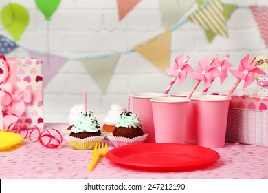 Prepared Birthday Table For Children Party