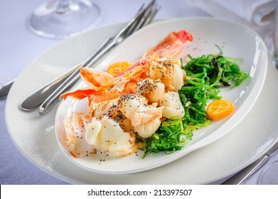 Prepared Lobster On Plate