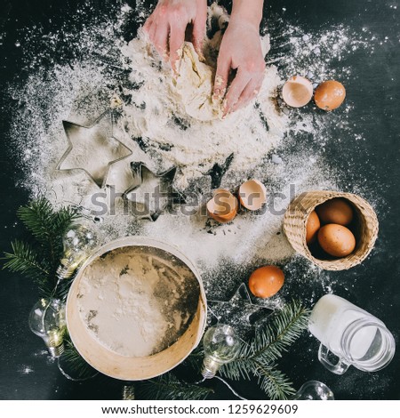 Similar – Image, Stock Photo Sardines in breadcrumbs on the kitchen table