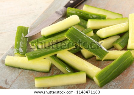 Similar – Image, Stock Photo courgettes Vegetable