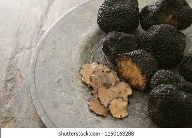 Preparing Fresh Black Truffle Stock Photo (Edit Now) 1150163288