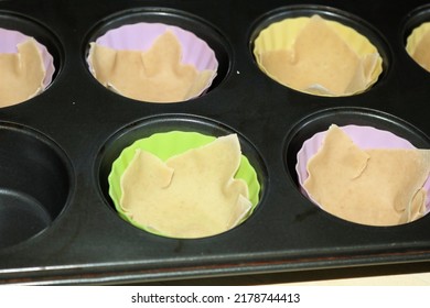 Preparing Home Made Jalapeno Popper Wonton Cups To Bake