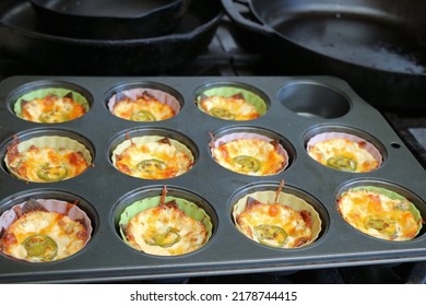 Preparing Home Made Jalapeno Popper Wonton Cups To Bake