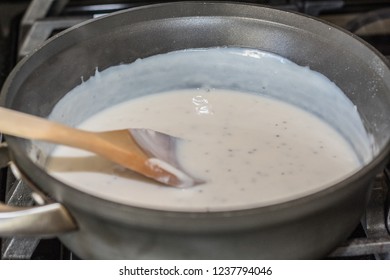 Preparing Homemade Country Gravy