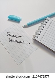 preparing for make a to do list for summer vacation