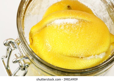 Preparing Preserved Lemons