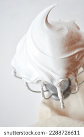 
Preparing something sweet and light. The soft peaks of the meringue are a true masterpiece, a perfect topping for any dessert.