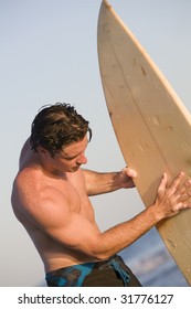 Preparing to Surf