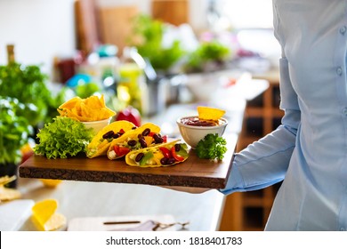 Preparing tacos in domestic cuisine - Powered by Shutterstock