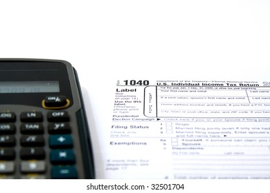 Preparing Taxes - Form 1040 For 2008