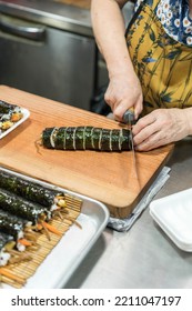 Preparing Typical South Korean Food