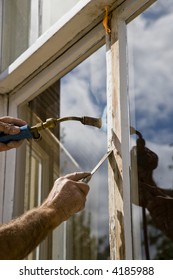 Preparing Window Repainting Stock Photo 4185988 | Shutterstock