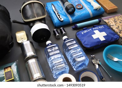 Preppers are known for preparing for natural disasters,economic collapse,civil unrest or any doomsday scenario.Such items would include food,water,lighting,shelter,and a first aid kit.Bug out kit.
