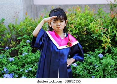Preschool child Graduated from Kindergarten.