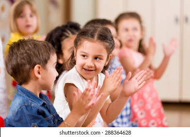 Preschoolers playing in classroom. - Powered by Shutterstock