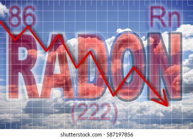 Presence Of Radon Gas In The Air - Concept Image