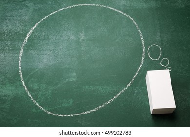 present box and speech bubble