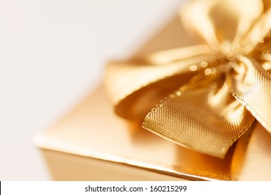 Present With Gold Bow