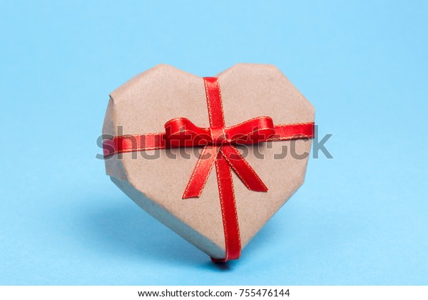 Present Love Gift Box Shape Heart Stock Photo Edit Now