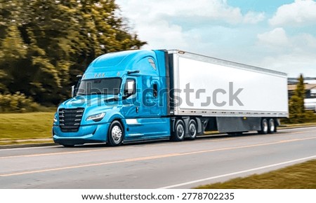  Present your brand's packaging designs in a highly realistic way with this Truck Perfect for showcasing logos, colors, and product details.