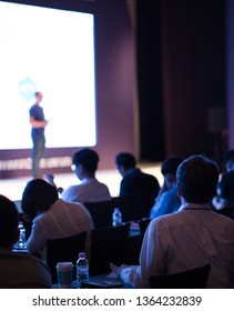 Presenter Presenting Business Presentation. Conference Speaker Photo. Tech Seminar Discussion. Executive Manager At Venture Capital Investor Pitch Forum. Corporate Technology Business Entrepreneurs.
