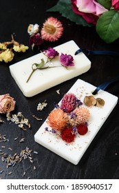 Preserved Flower Solid Perfume Candle