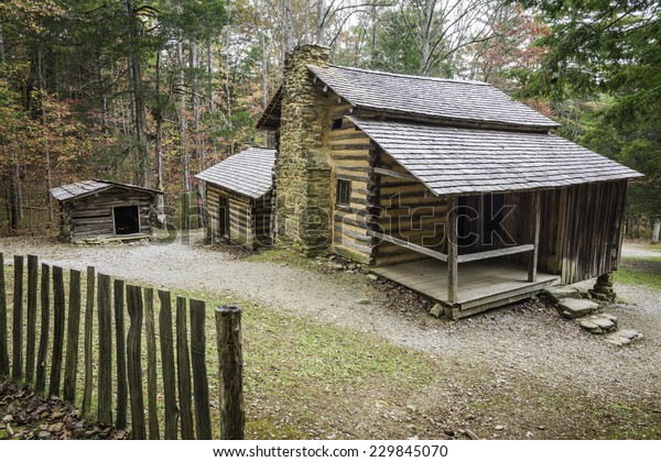 Preserved Homestead Elijah Oliver Place Cades Stock Photo (Edit Now ...