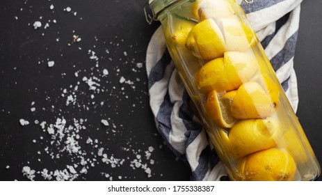 Preserved Lemons In Glas Jar