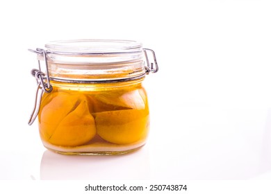 Preserved And Pickled Lemon Isolated On White