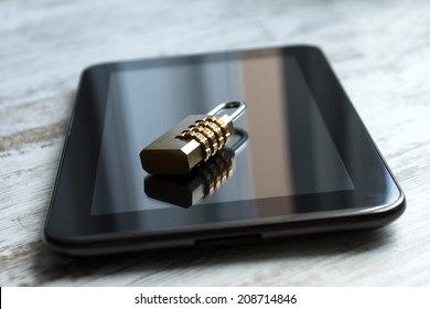 Preserving the tablet data from hackers 