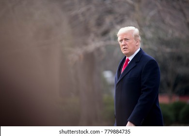 President Donald Trump departs the White House for Palm Beach, FL where he will be spending the Christmas holiday, Friday, December 22, 2017.