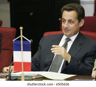 President Of The French Republic Nicolas Sarkozy