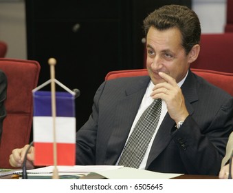 President Of The French Republic Nicolas Sarkozy