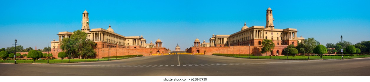 President House Panorama, New Delhi, India