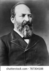 President James Garfield, 1881, The 20th US President. He Was In Office Less Than 4 Months, When He Was Shot By Charles J. Guiteau, A Disgruntled Office Seeker. He Died 11 Weeks Later, More From His D