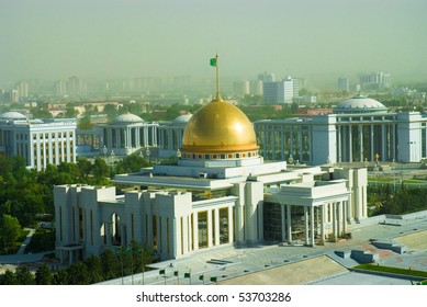 President Palace In Ashgabat Turkmenistan