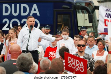 President Of Poland Andrzej Duda Głogówek,opolskie,Poland, 06.13.2020