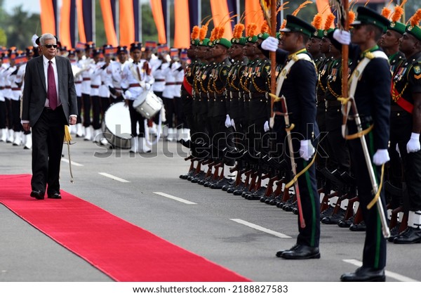 President Ranil\
Wickremesinghe made his first official visit to the Army\
Headquarters Complex Akuregoda in Pelawatta, Battaramulla. Colombo,\
Sri Lanka on 9th August\
2022