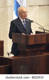 President Of State Israel Shimon Peres.