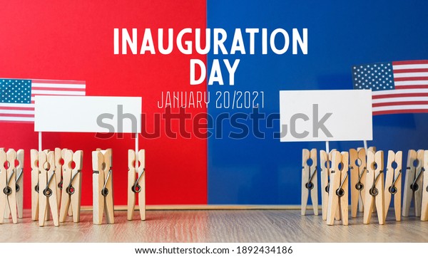 Presidential Inauguration day national\
federal event in USA\
background	\
