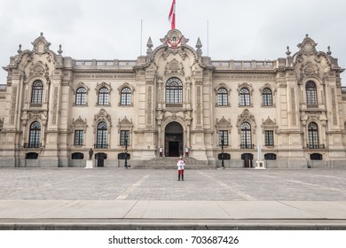 Presidential Palace In Lima Peru