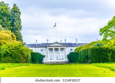 Áras An Uachtaráin - Presidential Residence In The Phoenix Park In Dublin, Ireland
