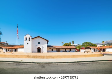 Die Präsidio-Kapelle in El Presidio de Santa Barbara, Kalifornien